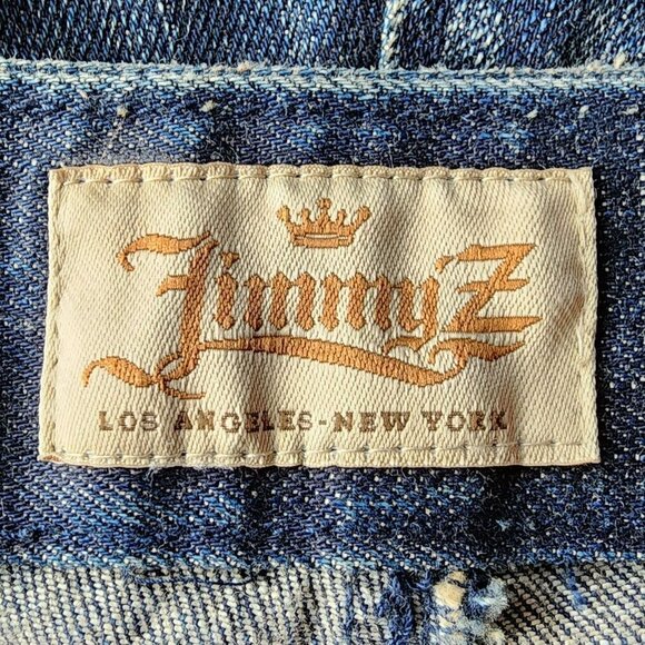 Jimmy'Z Wide Leg Distressed Denim Jeans Womens 10 - Picture 5 of 8